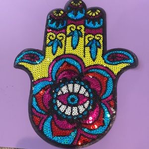 Hamsa Iron On Patch
